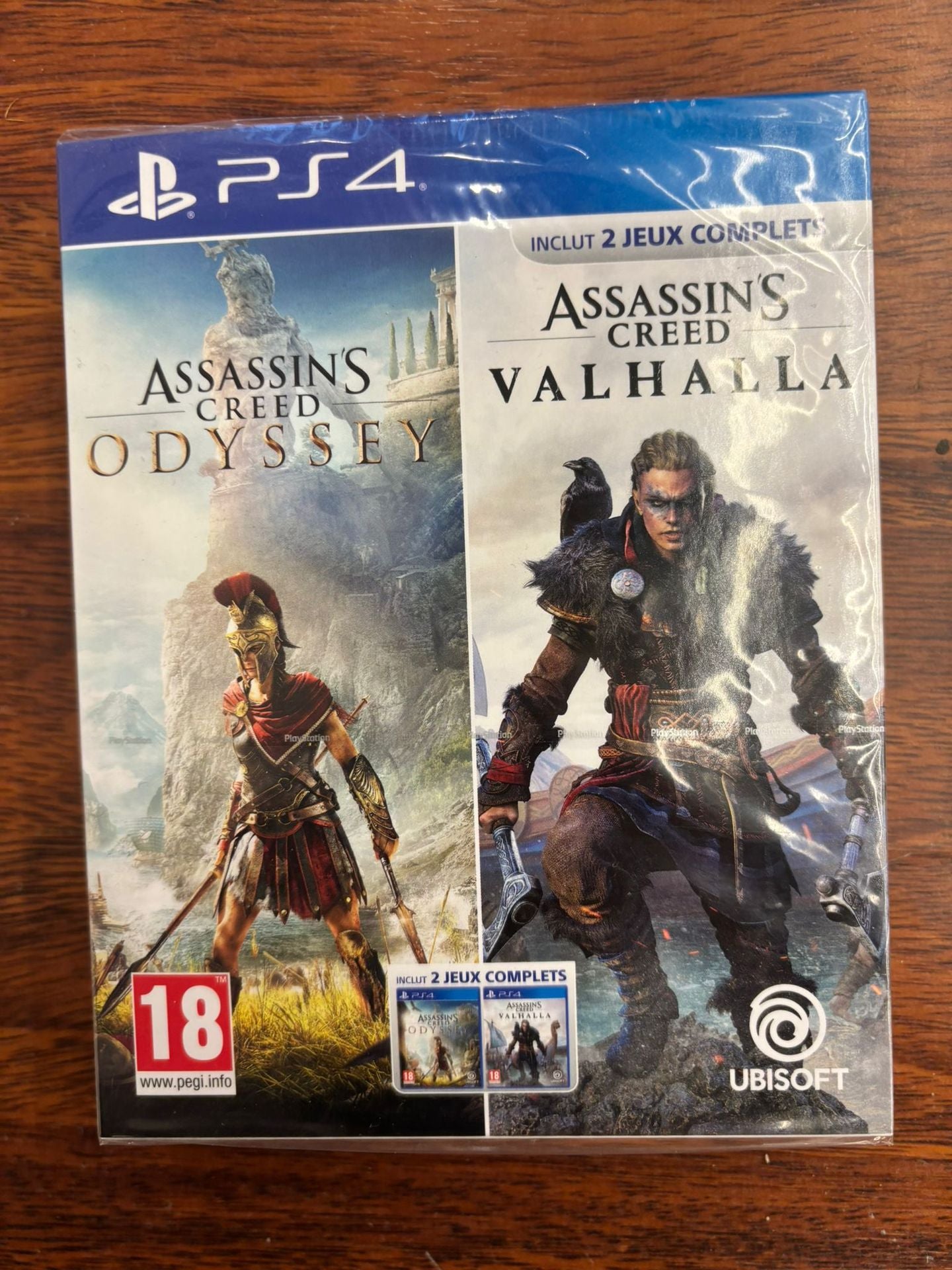 Assassin'S Creed Odyssey + Assassin'S Creed Valhalla PS4 FR USATO Assassin'S Creed Odyssey + Assassin'S Creed Valhalla PS4 FR USATO